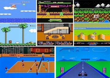 GRA TELEWIZYJNA KONSOLA 8 BIT 2 PADY GIER HDM