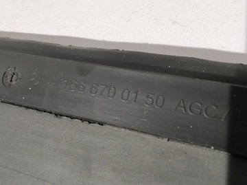 MERCEDES GLE W166 X166 SKLO (OKNO) KAROSERIE PRAVÝ ZADNÍ A1666700150 A1666809000