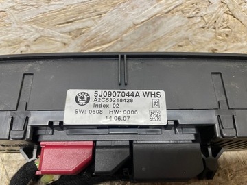 PANEL KLIMATIZACE VENTILACE CLIMATRONIC SKODA FABIA II ROOMSTER EU ORI OEM