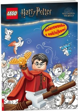 KOLOROWANKA Z NAKLEJKAMI. LEGO HARRY POTTER 3+