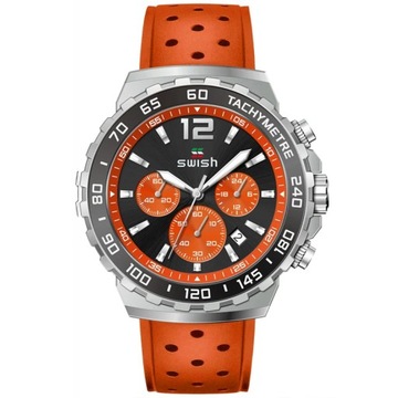 Swish Chronograph zegarki sportowe mężczyźni luksusowa marka kwarcowe zega