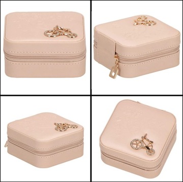 SZKATUŁKA NA BIŻUTERIĘ ETUI ORGANIZER PUDEŁKO ELEGANCKIE KUFEREK DLA KOBIET