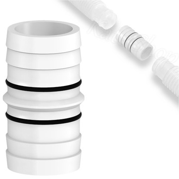 ZŁĄCZKA Z USZCZELKAMI Łącznik Węża Rury Basenowej Basenu Bestway Intex 32mm