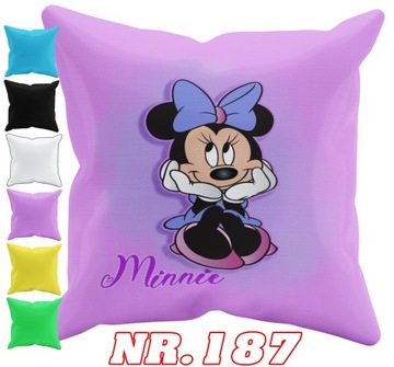 POSZEWKA NA PODUSZKĘ JAŚKA DO PRZEDSZKOLA MYSZKA MINNIE + IMIĘ GRATIS