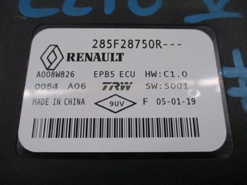 Модуль КОНТРОЛЛЕРА ТОРМОЗА RENAULT CLIO V 285F28750R