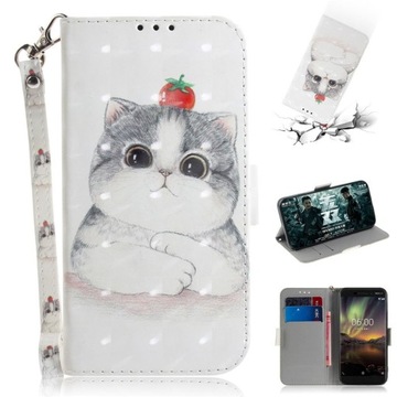'MAGNET LEATHER COVER CASE FOR Nokia 6.1