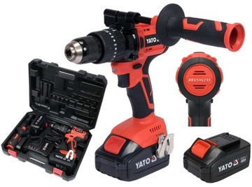 YATO WKRĘTARKA WIERTARKA UDAROWA AKUMULATOROWA 18V 2x3Ah BEZSZCZOTKOWA