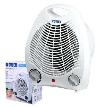 TERMOWENTYLATOR FARELKA GRZEJNIK ELEKTRYCZNY 2000W 2 POZIOMY Z TERMOSTATEM
