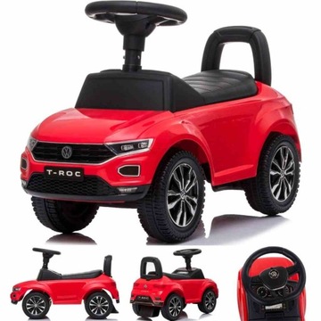 Jeździk pchacz chodzik Volkswagen T-Roc czerwony