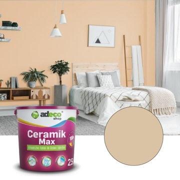 Farba do ścian zmywalna DESIGNERSKI BEŻ 2.5L