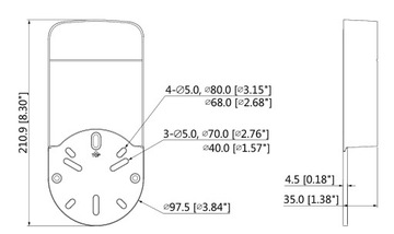 КРОНШТЕЙН КАМЕРЫ PFA12A DAHUA