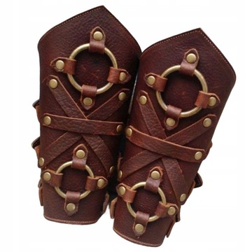 Średniowieczna opaska na ramię Steampunk Bracers