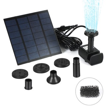 SOLARNA POMPA FONTANNOWA DO KĄPIELI DLA PTAKÓW SOLARNA POMPA WODNA STAWU