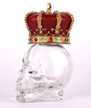 SKULL SKULL графин с короной VERONESE