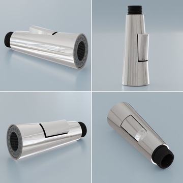 Słuchawka do baterii z wyciąganą wylewką Forio chrom