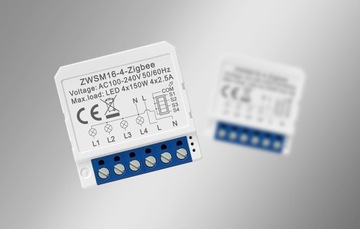 AVATTO 4-KANAŁOWY PRZEŁĄCZNIK STEROWNIK DOPUSZKOWY DO OŚWIETLENIA ZWSM16-W4