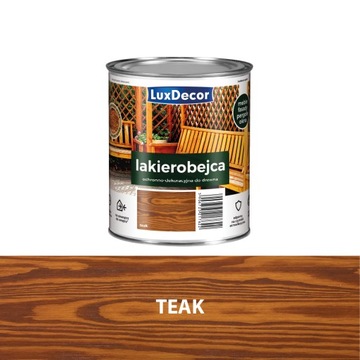 LUXDECOR LAKIEROBEJCA DO DREWNA 2,2L TEAK TIK TEK