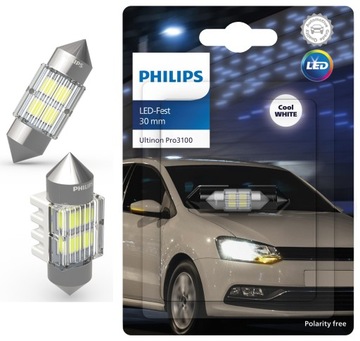 Żarówka LED PHILIPS Ultinon Pro3100 30mm 6000K