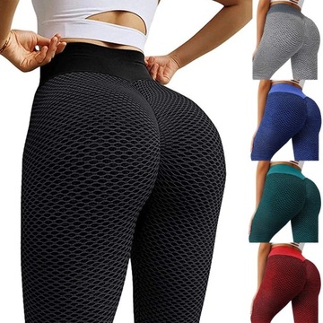 LEGINSY SEXY BAMBUSOWE DAMXXLKIE DŁUGIE CZARNE