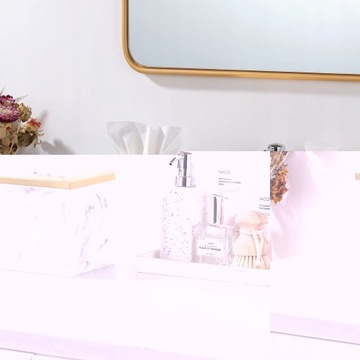 Квадратная коробка для салфеток Luxspire из смолы