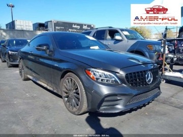 Mercedes Klasa C W205 2020 Mercedes-Benz Klasa C AMG C 43, 4MATIC, V6, od ubezpieczalni 3.0 Benzyna