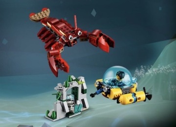 LEGO CREATORS ПОИСК СОКРОВИЩ КОРАБЛЬ ГЛУБОКОГО МОРЯ