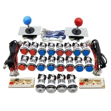 2 odtwarzacze Przyciski Arcade & Kit