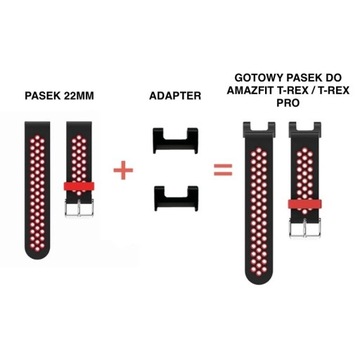 АДАПТЕРЫ РАЗЪЕМ РЕМНЯ ДЛЯ AMAZFIT T-REX|T-REX PRO