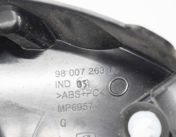 CITROEN DS3 CABRIO ZADNÍ VÍKO KUFRU LEVÝ KRYT LIŠTA 9800726377 2013