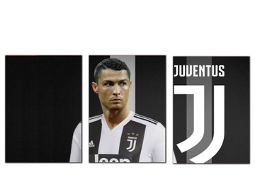 3x OBRAZ NA ŚCIANĘ CRISTIANO RONALDO 70x100