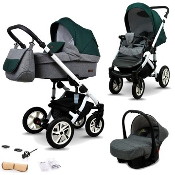 Wózek 3w1 dziecięcy spacerówka BabyLux Sky Lark