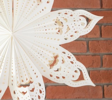 Подвеска STAR 3D PAPER, белый, диаметр 60 см