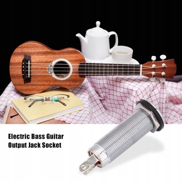 1/4-ДЮЙМОВЫЙ СТЕРЕО ЦИЛИНДРИЧЕСКИЙ ГИТАРНЫЙ ДЖЕК, СЕРЕБРЯНЫЙ