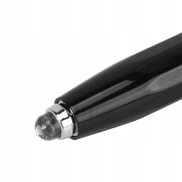 СВЕТЯЩАЯСЯ ШАРИКОВАЯ РУЧКА С ГИРОСКОПОМ НА НАКОНЕЧНИКЕ, ЧЕРНАЯ