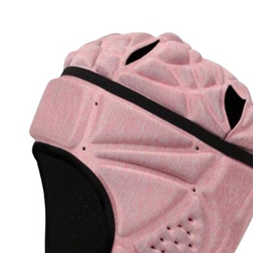 Регбийный шлем Soft Shell Защита головы Головной убор для регби Розовый