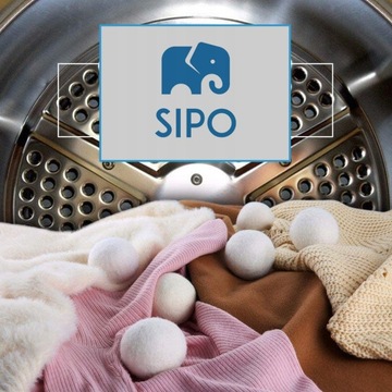 6szt WEŁNIANE KULE PIŁKI DO SUSZARKI SUSZENIA SIPO