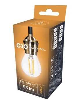 Żarówka LED E27 FL-CLARO 1,3W 2700K