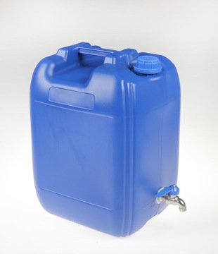 Емкость для воды с верхним металлическим краном, 20л ПНД.