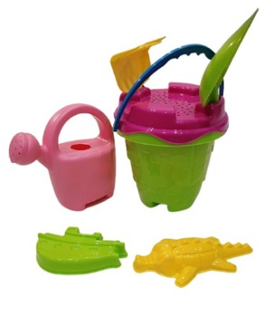 БОЛЬШОЙ НАБОР ПЕСОЧНИЦЫ, ВЕДРО, ЗАМОК, лейка