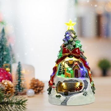 Рождественский светящийся дом Рождественский музыкальный орнамент