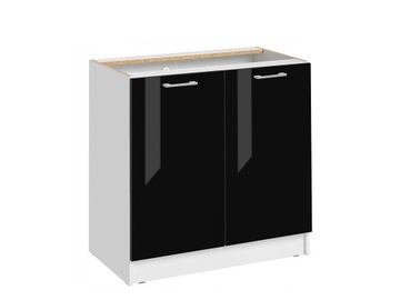 ecoModel Szafka stojąca D8 Czarny Połysk