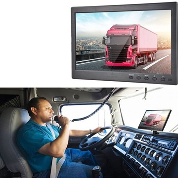 Автомобильный телевизор 12 В HD CCTV HDMI BNC AV VGA 10,1-дюймовый монитор + подставка