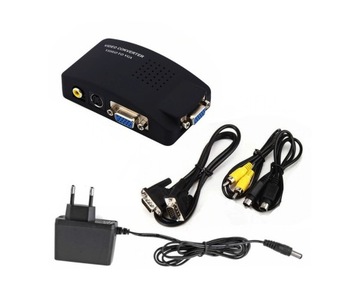 S-Video CVBS преобразователь VGA в VGA + кабели