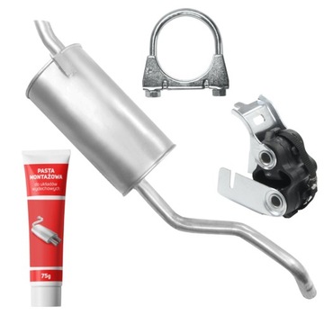 Tłumik końcowy Renault Modus / Grand Modus 1 II 1.2 1.4 1.6 04-12 Hatchback