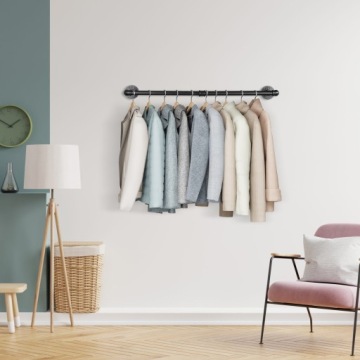 106 cm universal wall rack, hanger bathroom kitchen rack, space saving,2pcs