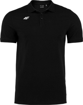 4F KOSZULKA POLO CZARNA POLÓWKA 100% BAWEŁNA TSM008B r. XXXL