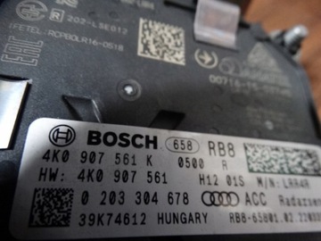 IDEÁLNÍ RADAR DISTRONIC AUDI A6 C8 4K8 1