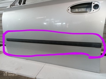 LIŠTA LEVÝ DVEŘE PŘEDNÍ SAAB 9-3 II 93 Z SPONKAMA 02-07R STŘEDNÍ