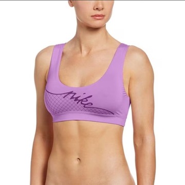 S9857 NIKE Grid Scoop Neck BIUSTONOSZ GÓRA TOP STRÓJ KĄPIELOWY XL