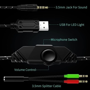 Słuchawki gamingowe Mifanstech V-10